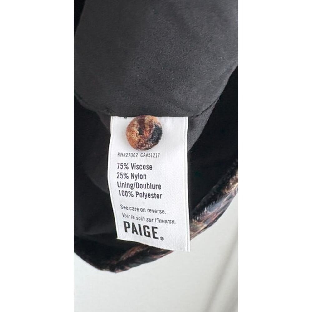NWOT PAIGE Estefani Velvet Dress Womens Size Large - Picture 5 of 7